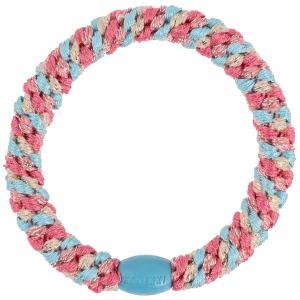 Goma kknekki mix turquoise coral glitter