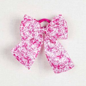 Lazo mariposas fucsia
